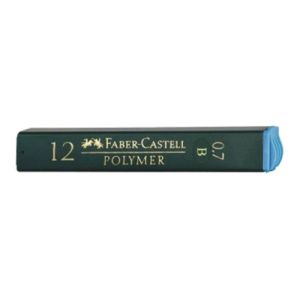 Grafitové tuhy FABER-CASTELL B/0,7 mm, 12 ks