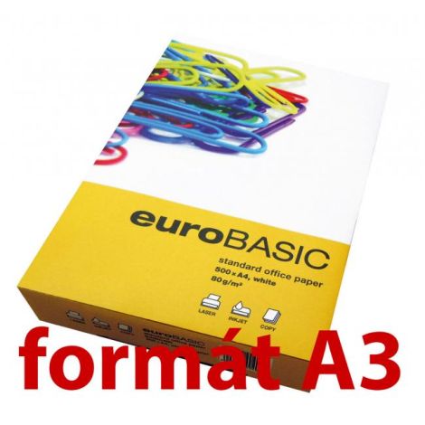 Kopírovací papír euroBASIC A3, 80g