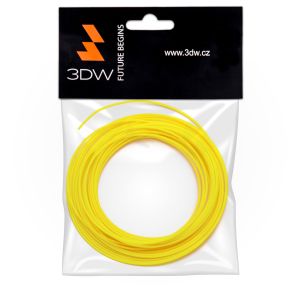 3DW - ABS filament 1,75mm žlutá, 10m, tisk 220-250°C D11602