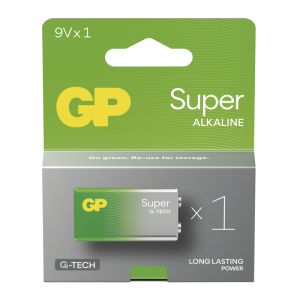 GP Alkalická baterie SUPER 9V (6LR61) - 1ks 1013521200