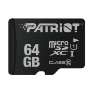 Patriot/micro SDHC/64GB/80MBps/UHS-I U1 / Class 10 PSF64GMDC10