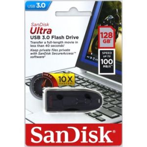SanDisk Ultra/128GB/100MBps/USB 3.0/USB-A/Černá SDCZ48-128G-U46