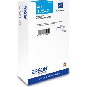 Cartridge Epson T7542, azurová (cyan), originál