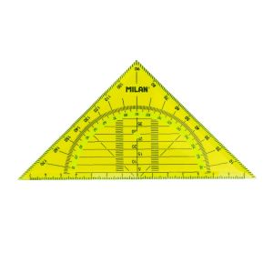 Úhloměr 14 cm MILAN Flex&Resistant (Acid série) - žlutý