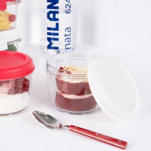 Box na potraviny kulatý MILAN Tritan (nata 624 series) 0,5L - bílý