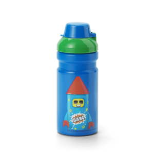 LEGO Rocket svačinový set (láhev a box) - modrá/zelená