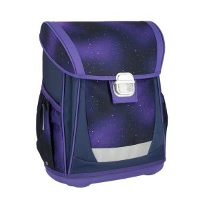 Školní batoh - 4-dílný set COOL - Purple solid