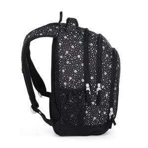 Školní batoh BagMaster SUPERNOVA 24 A - černo-bílý