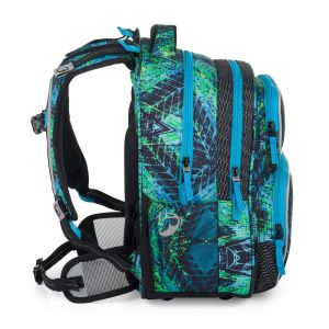 Školní batoh BagMaster DOPI 25 B - Motorka