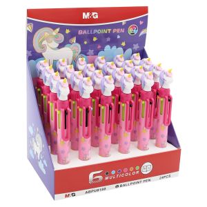 Pero kuličkové M&G Unicorn 6-barevné
