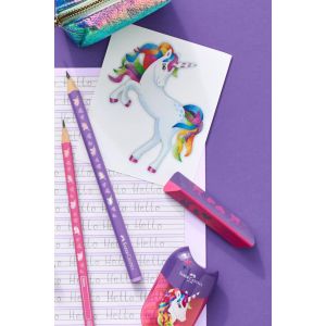 Grafitová tužka Faber-Castell Jumbo HB - Unicorn