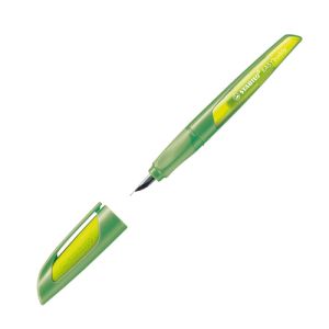 Pero bombičkové STABILO EASYbuddy - lime/green M, modrá náplň
