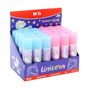 Lepicí tyčinka stick glitrovaná M&G Unicorn 8g (2 barvy)