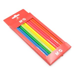 Pastelky trojhranné M&G - sada 12 neonových barev