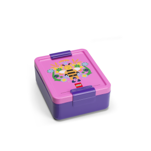 LEGO Bee svačinový set (láhev a box) - fialová