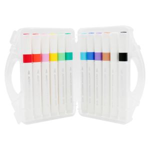 Popisovač trojhranný M&G Acrylic Marker - 12 barev