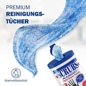 Čistící utěrky na ruce SCRUBS DY42215 v plastovém obalu (15 ks)