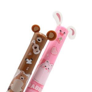 Pero kuličkové M&G 0,7 mm Soft Animals 2-barevné (modrá a červená náplň)