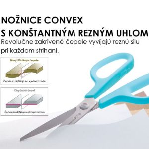 Nůžky PLUS SC-175S červené, 7" 174mm