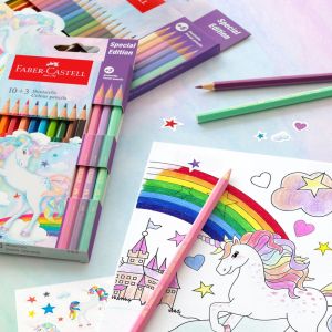 Pastelky Faber-Castell Colour Classic set 18+6 Pastel - Unicorn