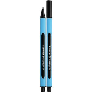 Kuličkové pero, 0,5 mm, s uzávěrem, Schneider "Slider Edge M", černé