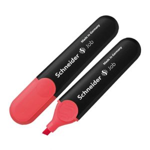 Zvýrazňovač SCHNEIDER "Job 150", 1-5 mm, červený