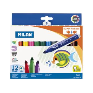 Fixy MILAN kulaté 7,5 mm MAXI - sada 12 ks