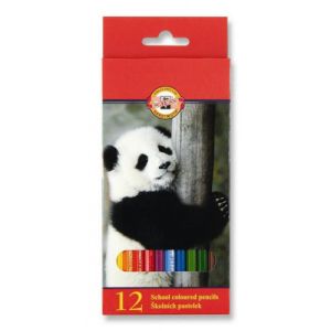 Pastelky KOH-I-NOOR šestihranné, sada 12 ks