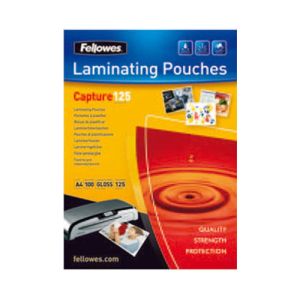 Laminovací fólie FELLOWES - lesklé 65x95 mm, 125 µm