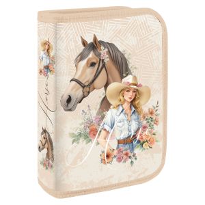 Penál plný - 1 patrový, 31 dílný JUNIOR S7 - Horse