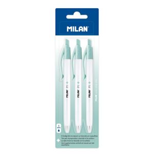 Pero kuličkové MILAN P1 Antibacterial 1,0 mm - 3 ks na blistru