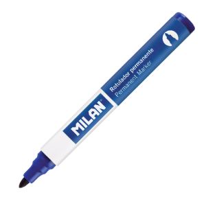 Popisovač MILAN Permanent Marker 4 mm, modrý