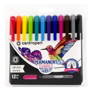 Popisovače CENTROPEN 2896 Creative, sada 12ks