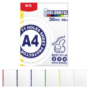 Euroobal A4 60 µm transparentní s barevnou značkou (50 ks)