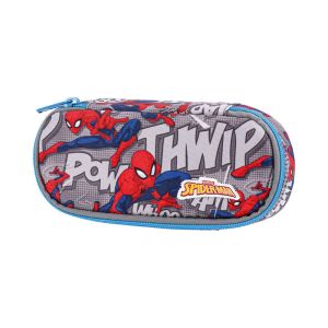 Penál B32 1-zipový s klopou, prázdný - Spider Man