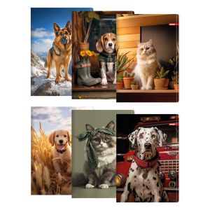 Sešit A4, linkovaný 444, 40 listový, Exclusive "Pet"