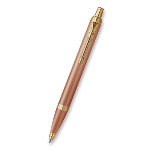 Pero kuličkové PARKER IM Writing Rituals Orange GT, hrot M - modrá náplň