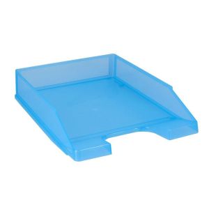 Zásuvka odkládací PP A4 - světle modrá transparentní