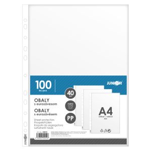 Euroobal A4 transparentní 40 µm, 100 ks, lesklý