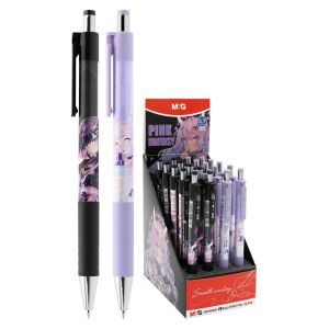 Pero kuličkové M&G Pink Fantasy 0,7 mm (2 designy) modrá náplň