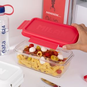 Box na potraviny MILAN 1,2L Tritan - růžový