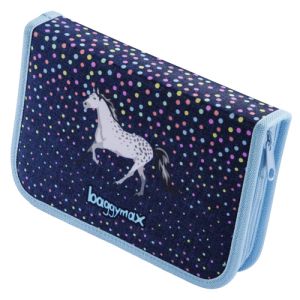 Školní aktovka - 3-dílný set, Baggymax Džínový koník, hmotnost pouhých 0,65 kg