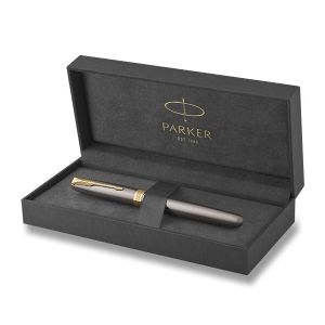 Pero plnící PARKER Sonnet Core Grey GT (černý inkoust, hrot F)