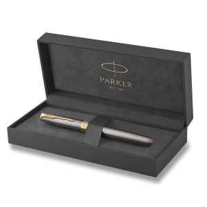 Roller PARKER Sonnet Core Grey GT (černý inkoust, hrot F)