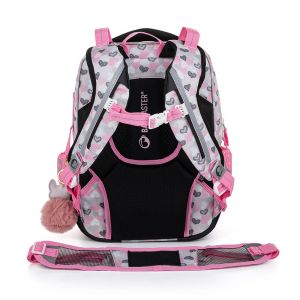 Školní batoh BagMaster Lumi 22 A - Pink / Grey