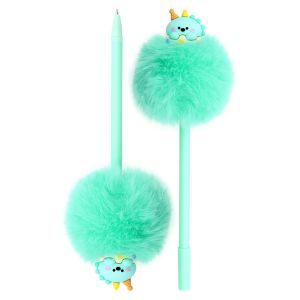Pero gelové JUNIOR PomPom 0,7 mm, modrá náplň (mix barev)
