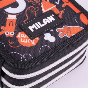 Penál MILAN 3-patrový/plný, Fingers série