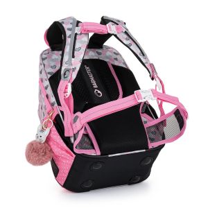 Školní batoh BagMaster Lumi 22 A - Pink / Grey