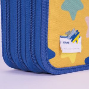 Penál MILAN 3-patrový/plný, Blue Odyssey special series