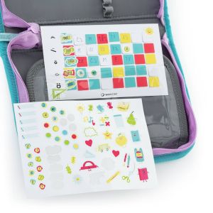 Penál 1-posch. BagMaster LUMI 23 D - modré auto